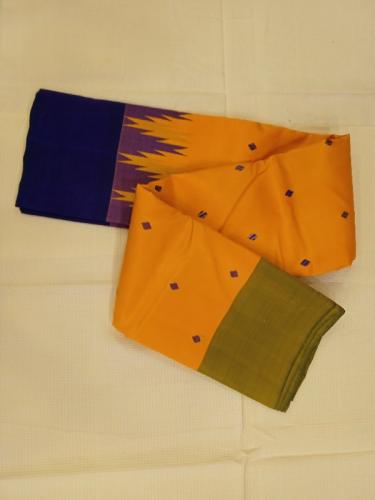 RASIPURAM TEMPLE BORDER SILK SAREE