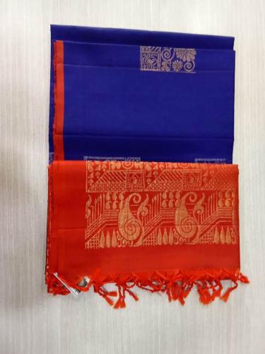 SOFT SILK SAREE WITH BLOUSE