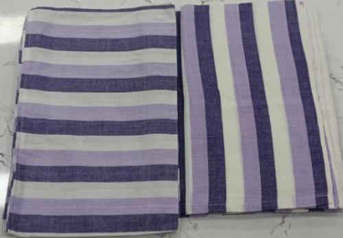 BEDSHEET STRIPE 72X100 2 PILLOW COVER