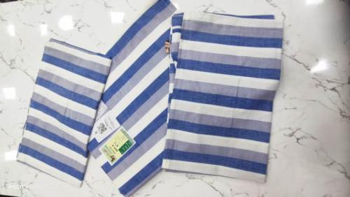 BEDSHEET STRIPE 60X90 2 PILLOW COVER