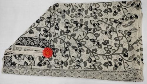 KALAMKARI PRINTED COTTON SAREE