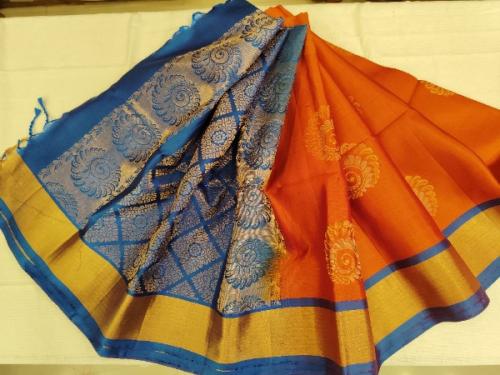 SOFT SILK SAREE WITH BLOUSE