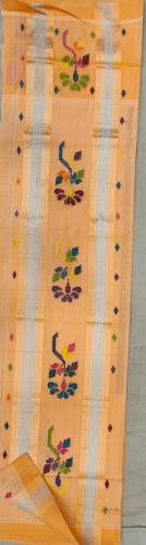 SAREES TIRUNELVELI RAYONxCOTTON Mix CHEDI BUTTA 550 cms SLNC