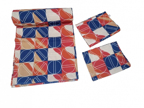 BEDSHEET ERODE AHEMADHABAD PRINT 90 X108 2 PILLOW COVER
