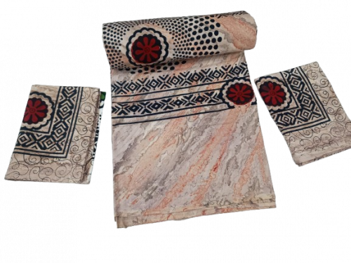 BEDSHEET MEERUT PRINTED 90X108 2 PILLOW COVER