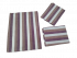 BEDSHEET STRIPE 60X90 2 PILLOW COVER