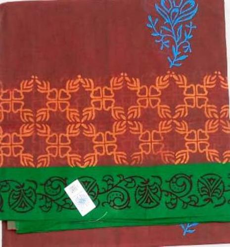 SALEM BLOCK PRINT COTTON SAREES