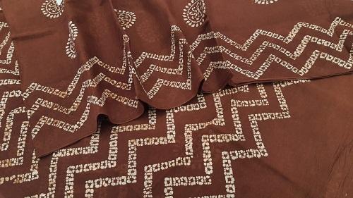 PL COTTON SAREES WITH WAX DOT PRINT DESIGNS