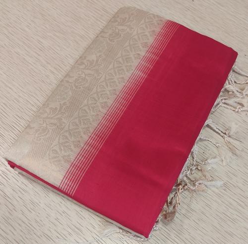 SOFT SILK SAREE WITH BLOUSE