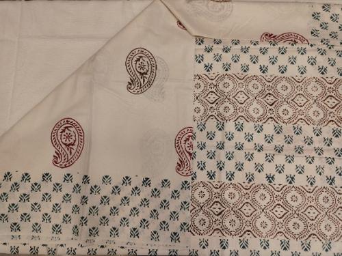Pedalloom Block Printed Cotton Sarees