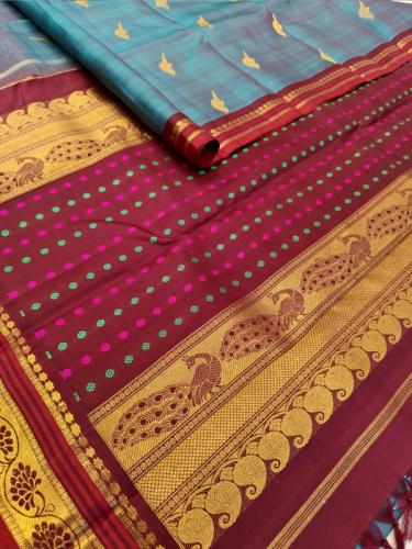 SAREES KPM SILK WITH BLOUSE