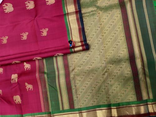SAREES KPM SILK WITH BLOUSE