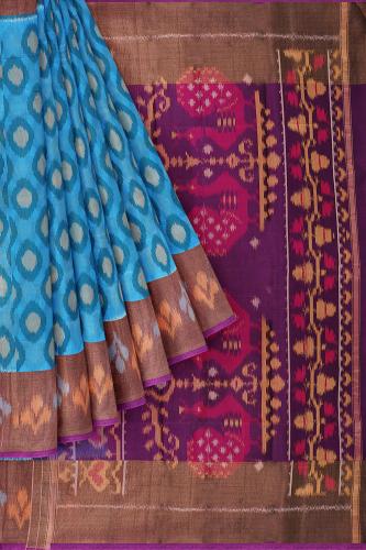 Chinnalapatti Tie&Dye Silk Cotton Saree