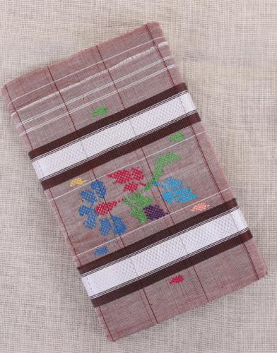 SAREES TIRUNELVELI RAYONxCOTTON Mix CHEDI BUTTA 550 cms SLNC