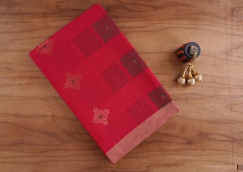 COIMBATORE KORA COTTON SAREE 6.20 MTS