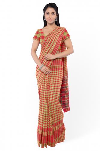 ARUPPUKOTTAI 60S COTTON SAREES WITH BLOUSE
