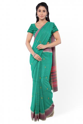 ARUPPUKOTTAI 60S COTTON SAREES WITH BLOUSE
