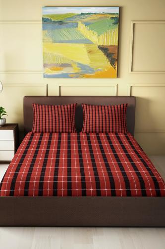 EXPORT BEDSHEET+2 PILLOW COVER 150X230 CM