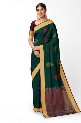 COIMBATORE KORA COTTON SAREE 6.20 MTS