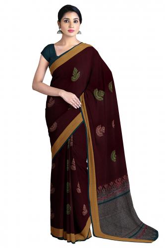 COIMBATORE KORA COTTON SAREE 6.20 MTS