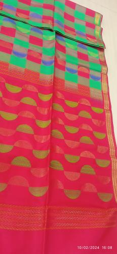 SOFT SILK SAREE WITH BLOUSE