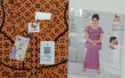 40S X 40S POWERLOOM PRINTED COTTON NIGHTIES XXL SIZE