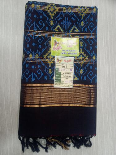 MANAMEDU BLOCK PRINTED SAREES WITH BLOUSE