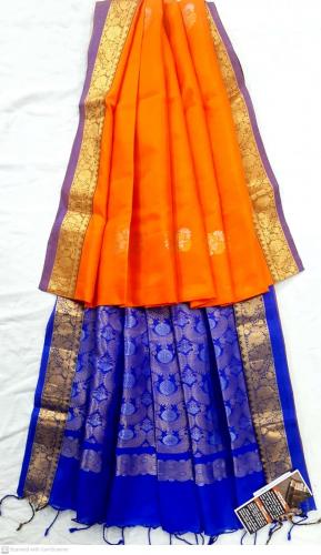 SOFT SILK SAREE WITH BLOUSE