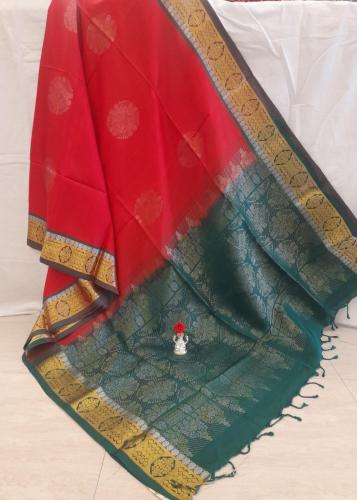 SOFT SILK SAREE WITH BLOUSE