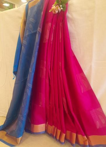 SOFT SILK SAREE WITH BLOUSE