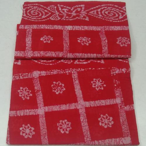 PL COTTON SAREES WITH SOLID WAX CRACK DESIGNS