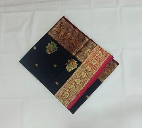 PMK BUMBERG COT. SAREES WITH BLOUSE