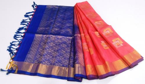 SOFT SILK SAREE WITH BLOUSE