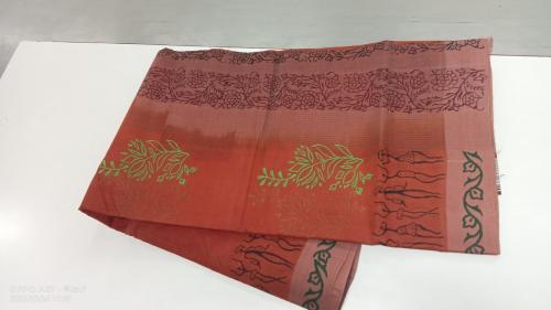 SALEM BLOCK PRINT COTTON SAREES