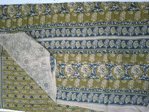 KALAMKARI PRINTED COTTON SAREE