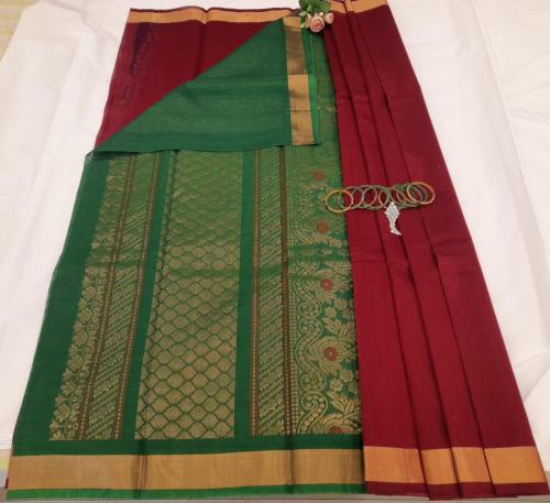 COIMBATORE KORA COTTON SAREE 6.20 MTS