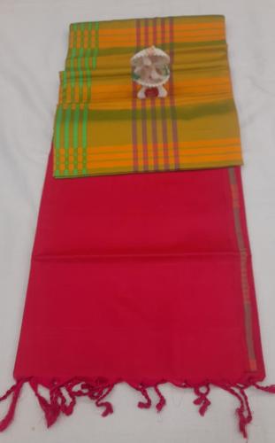 SOFT SILK SAREE WITH BLOUSE