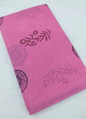 SALEM BLOCK PRINT COTTON SAREES