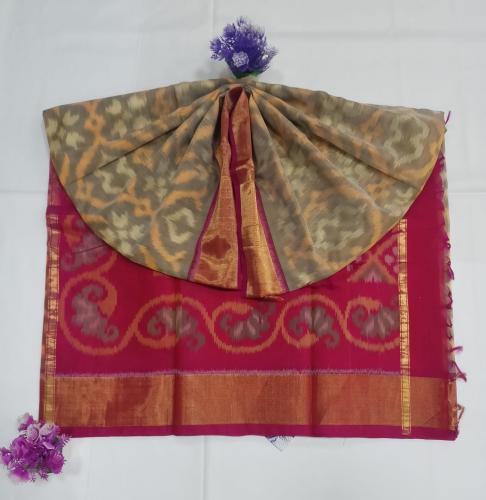 COTTON X KORA SILK TIE & DYE SAREES CHINNLAPATTI