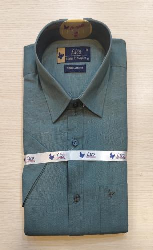 PL COTTON XLINEN DYED READYMADE SHIRT 38 HS