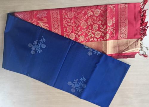 SOFT SILK SAREE WITH BLOUSE