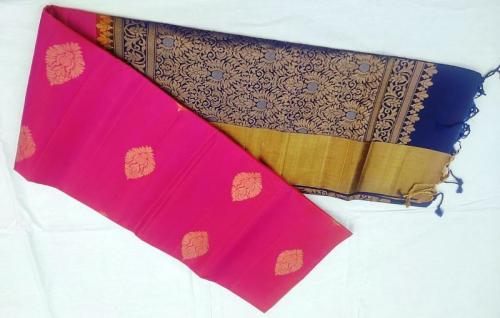 SOFT SILK SAREE WITH BLOUSE