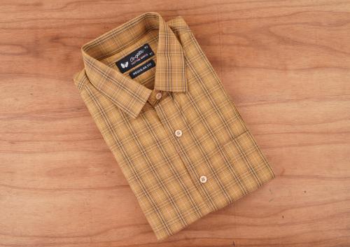 PL COTTON STRIPE &CHECK SHIRTS 42" FS