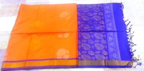 SOFT SILK SAREE WITH BLOUSE