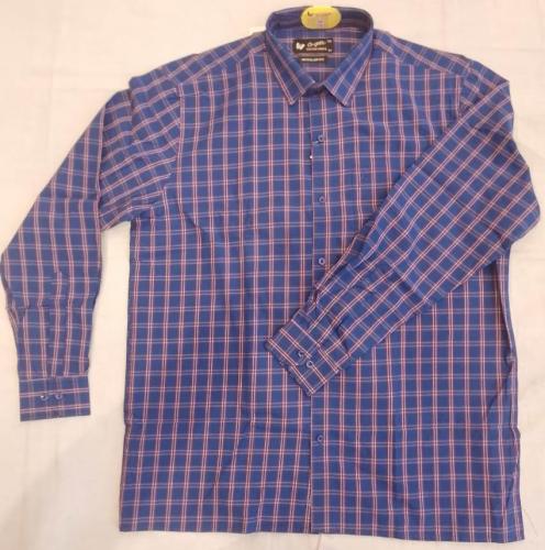 PL COTTON STRIPE CHECK SHIRTS 44 FS
