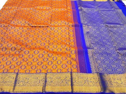 ARNI SILK HALF FINE ZARI SAREE WITH BLOUSE