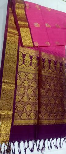 SOFT SILK SAREE WITH BLOUSE