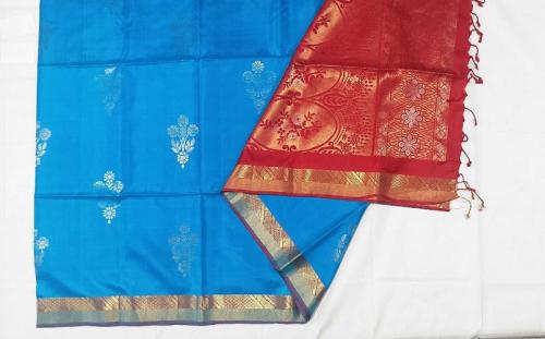 SOFT SILK SAREE WITH BLOUSE