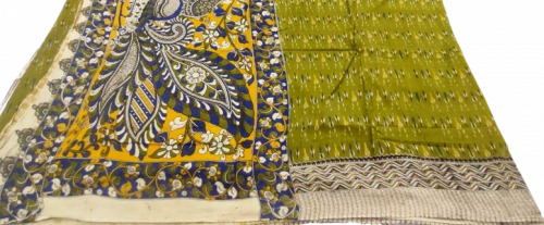 KALAMKARI PRINTED COTTON SAREE