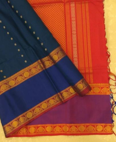 SOFT SILK SAREE WITH BLOUSE